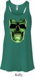 Halloween Glow Bones Ladies Flowy Racerback Tanktop
