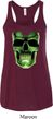 Halloween Glow Bones Ladies Flowy Racerback Tanktop
