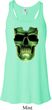 Halloween Glow Bones Ladies Flowy Racerback Tanktop