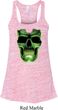 Halloween Glow Bones Ladies Flowy Racerback Tanktop