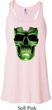 Halloween Glow Bones Ladies Flowy Racerback Tanktop
