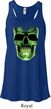 Halloween Glow Bones Ladies Flowy Racerback Tanktop