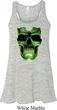 Halloween Glow Bones Ladies Flowy Racerback Tanktop