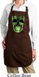 Halloween Glow Bones Ladies Full Length Apron with Pockets