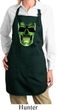 Halloween Glow Bones Ladies Full Length Apron with Pockets