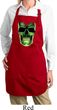Halloween Glow Bones Ladies Full Length Apron with Pockets