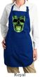 Halloween Glow Bones Ladies Full Length Apron with Pockets