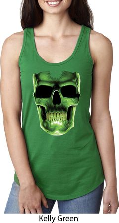Halloween Glow Bones Ladies Ideal Tank Top