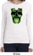 Halloween Glow Bones Ladies Long Sleeve Shirt