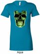 Halloween Glow Bones Ladies Longer Length Shirt
