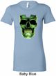 Halloween Glow Bones Ladies Longer Length Shirt