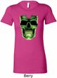 Halloween Glow Bones Ladies Longer Length Shirt