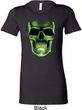 Halloween Glow Bones Ladies Longer Length Shirt