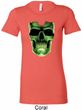 Halloween Glow Bones Ladies Longer Length Shirt