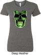 Halloween Glow Bones Ladies Longer Length Shirt
