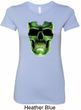 Halloween Glow Bones Ladies Longer Length Shirt