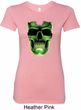 Halloween Glow Bones Ladies Longer Length Shirt