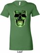 Halloween Glow Bones Ladies Longer Length Shirt