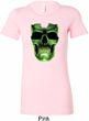 Halloween Glow Bones Ladies Longer Length Shirt