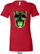 Halloween Glow Bones Ladies Longer Length Shirt