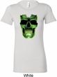 Halloween Glow Bones Ladies Longer Length Shirt
