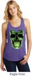 Halloween Glow Bones Ladies Racerback Tank Top