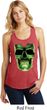 Halloween Glow Bones Ladies Racerback Tank Top
