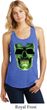 Halloween Glow Bones Ladies Racerback Tank Top