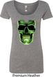 Halloween Glow Bones Ladies Scoop Neck Shirt