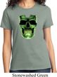 Halloween Glow Bones Ladies Shirt