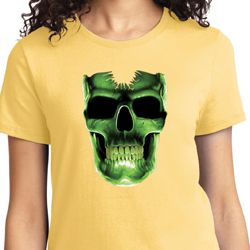 Halloween Glow Bones Ladies Shirt