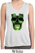 Halloween Glow Bones Ladies Sleeveless Moisture Wicking Shirt