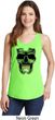 Halloween Glow Bones Ladies Tank Top