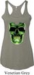 Halloween Glow Bones Ladies Tri Blend Racerback Tank Top
