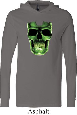Halloween Glow Bones Lightweight Hoodie Tee