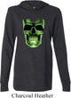 Halloween Glow Bones Lightweight Hoodie Tee