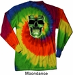 Halloween Glow Bones Long Sleeve Tie Dye Shirt