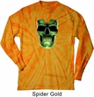 Halloween Glow Bones Long Sleeve Tie Dye Shirt
