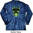 Halloween Glow Bones Long Sleeve Tie Dye Shirt