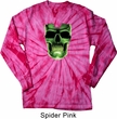 Halloween Glow Bones Long Sleeve Tie Dye Shirt