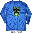 Halloween Glow Bones Long Sleeve Tie Dye Shirt