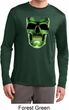 Halloween Glow Bones Mens Dry Wicking Long Sleeve Shirt