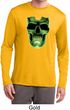 Halloween Glow Bones Mens Dry Wicking Long Sleeve Shirt
