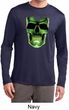 Halloween Glow Bones Mens Dry Wicking Long Sleeve Shirt