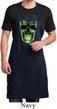 Halloween Glow Bones Mens Full Length Apron with Pockets