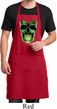 Halloween Glow Bones Mens Full Length Apron with Pockets
