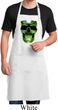 Halloween Glow Bones Mens Full Length Apron with Pockets