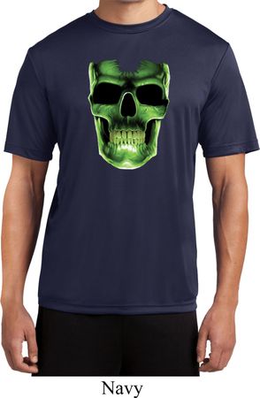 Halloween Glow Bones Mens Moisture Wicking Shirt