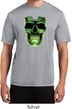 Halloween Glow Bones Mens Moisture Wicking Shirt