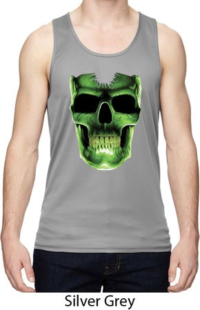 Halloween Glow Bones Mens Moisture Wicking Tanktop
